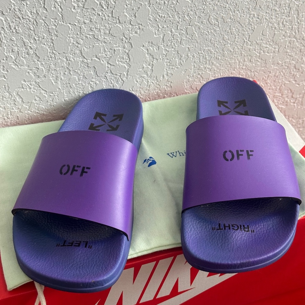 OFF-WHITE WMNS POOL SLIDERS 'PURPLE'